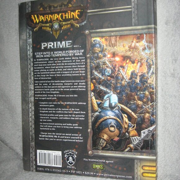 Warmachine RPG Softcover Book Prime MKII 2409A7 - Picture 2 of 9